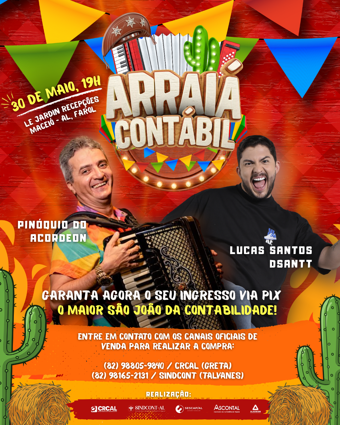 ARRAIÁ CONTÁBIL DIA 30 DE MAIO!